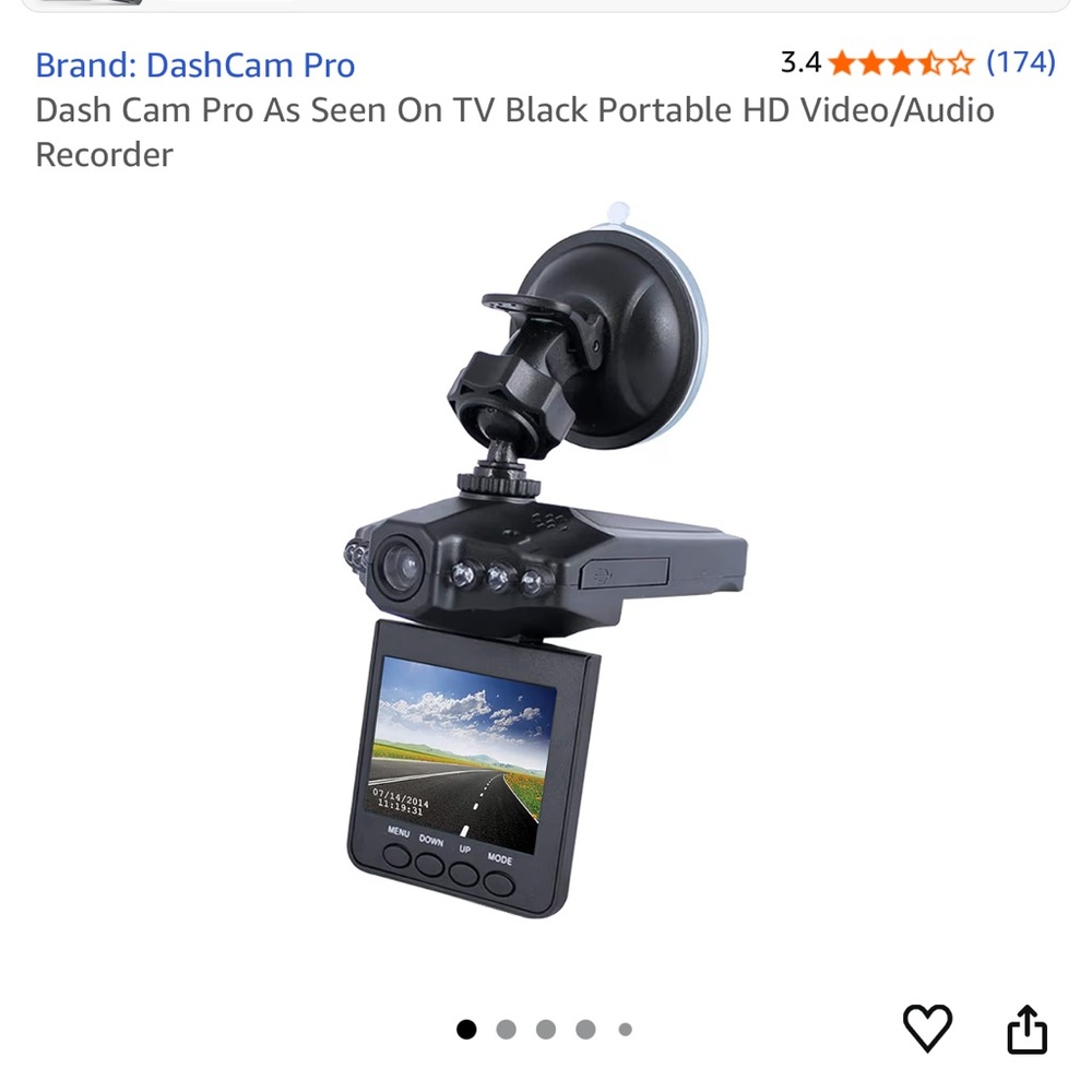 DashCam Pro Portable HD Video & Audio Recorder